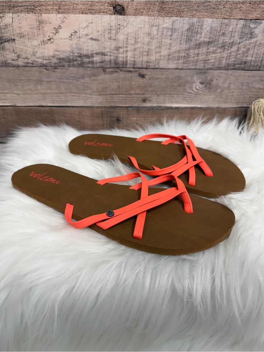 Volcom Coral Strappy Sandals 9.5 - Picture 4 of 7